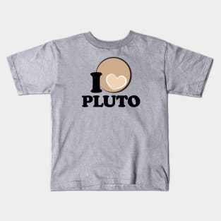 I Heart Pluto Kids T-Shirt